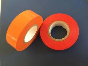 Oranžové automatické matné Pvc značení lepicí kabelové pásky role  25 mm izolační páska