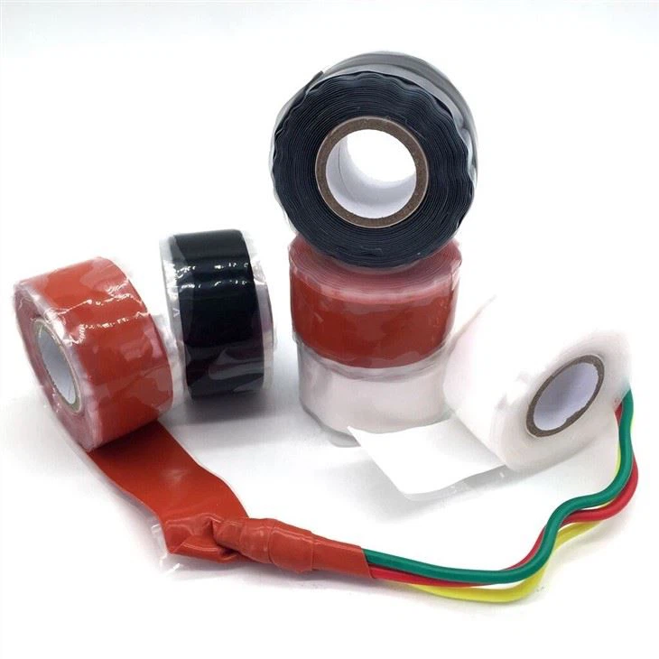 Self-Fusing Silicone Rubber Tape 25mm X 10 Ft. Roll Black